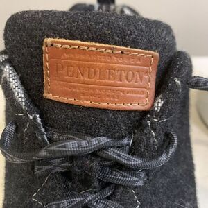 Pendleton Mens PMF19L05-012 Black Vibram Lace Up Wool Blend Sneaker Shoes Size 7